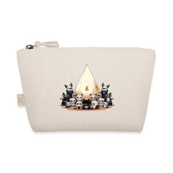 Panda Pyramid Parade - Organic Pouch - nature - Front