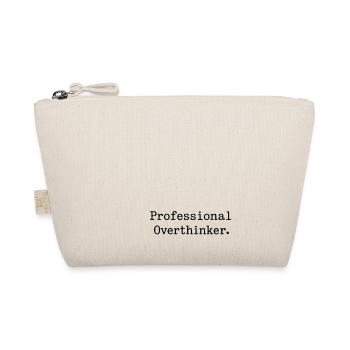 Professional Overthinker Minimalist - Organic Pouch - nature - Front