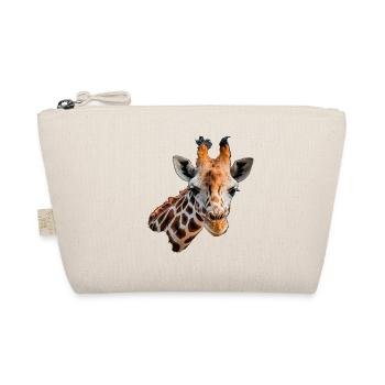 Giraffe Head - Organic Pouch - nature - Front