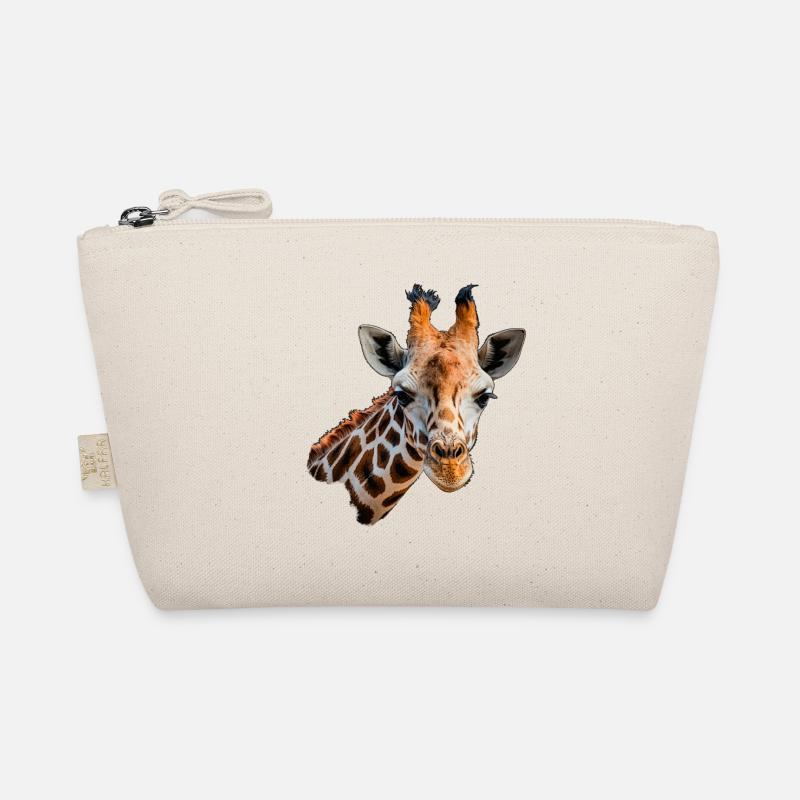 Giraffe Head Organic Pouch