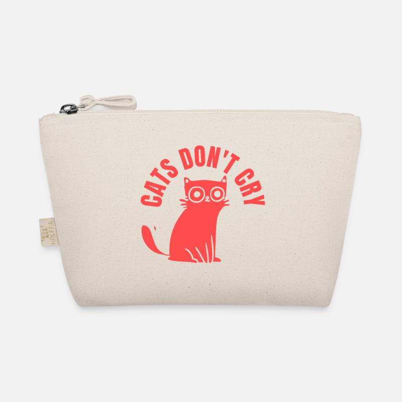 Cats Don’t Cry Stylische Grafik Katze „ Bio-Täschchen