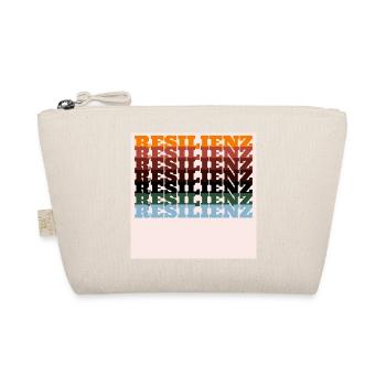 Resilience Colored Print Typography - Organic Pouch - nature - Front