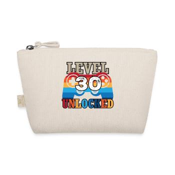 30th Birthday 30 Years of Gamer - Organic Pouch - nature - Front