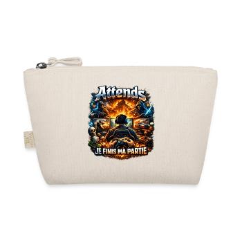 Wait, I'm finishing my gamer game - Organic Pouch - nature - Front