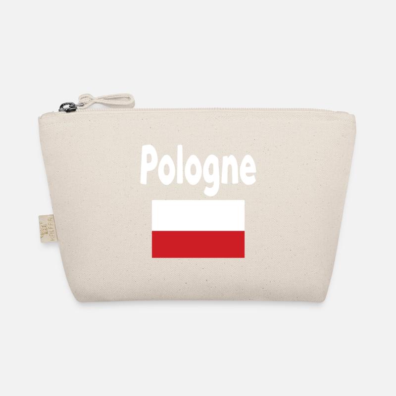 Pologne Typo et Drapeau Rouge Trousse biologique