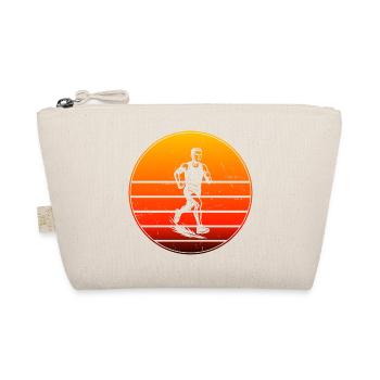Iconisches Running Motiv - Bio-Täschchen - Natur - Vorne