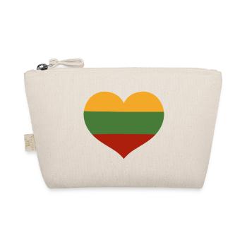 Drapeau du Cœur lituanien - Trousse biologique - nature - Devant