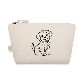 Petit Chiot Chiot Gribouillis - Trousse biologique - nature - Devant