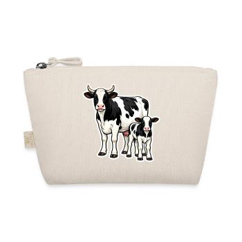Vache avec veau – Illustration de ferme aimante - Trousse biologique - nature - Devant