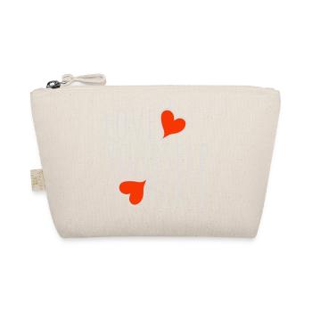 Love Yourself First Self-Love Self-Care - Organic Pouch - nature - Front