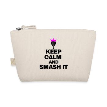 RESTE CALME ET DÉFONCE, PUISSANCE PADEL, CADEAU ROSE - Trousse biologique - nature - Devant