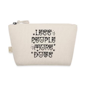 Less_people_more_dogs - Organic Pouch - nature - Front