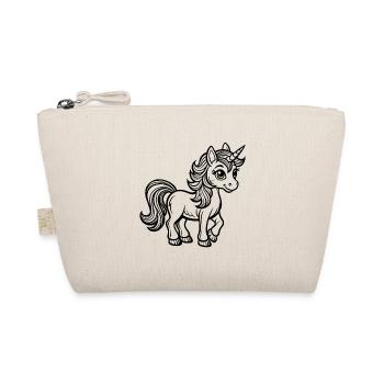 Baby unicorn - Organic Pouch - nature - Front