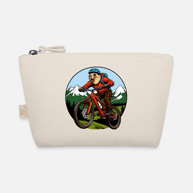 Murmeltiere Biker / Freeride Biking Bio-Täschchen