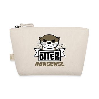 Otter Nonsense Lustig Wortspiel Otter Liebe Spruch - Bio-Täschchen - Natur - Vorne