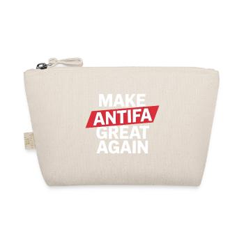 Make Antifa great again - Antifascist Tee - Organic Pouch - nature - Front