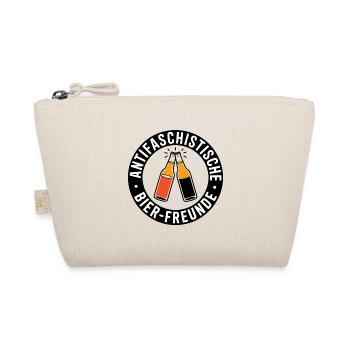 Antifaschistische Beer Freunde - Gegen Rechts - Bio-Täschchen - Natur - Vorne