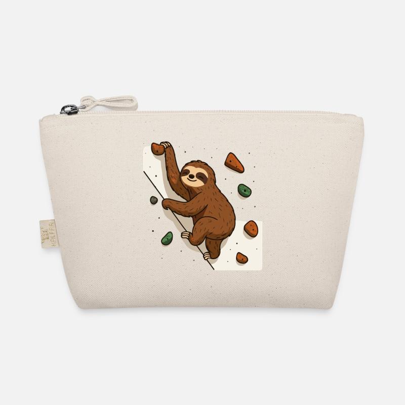 Boulder sloth for climbing fans Organic Pouch