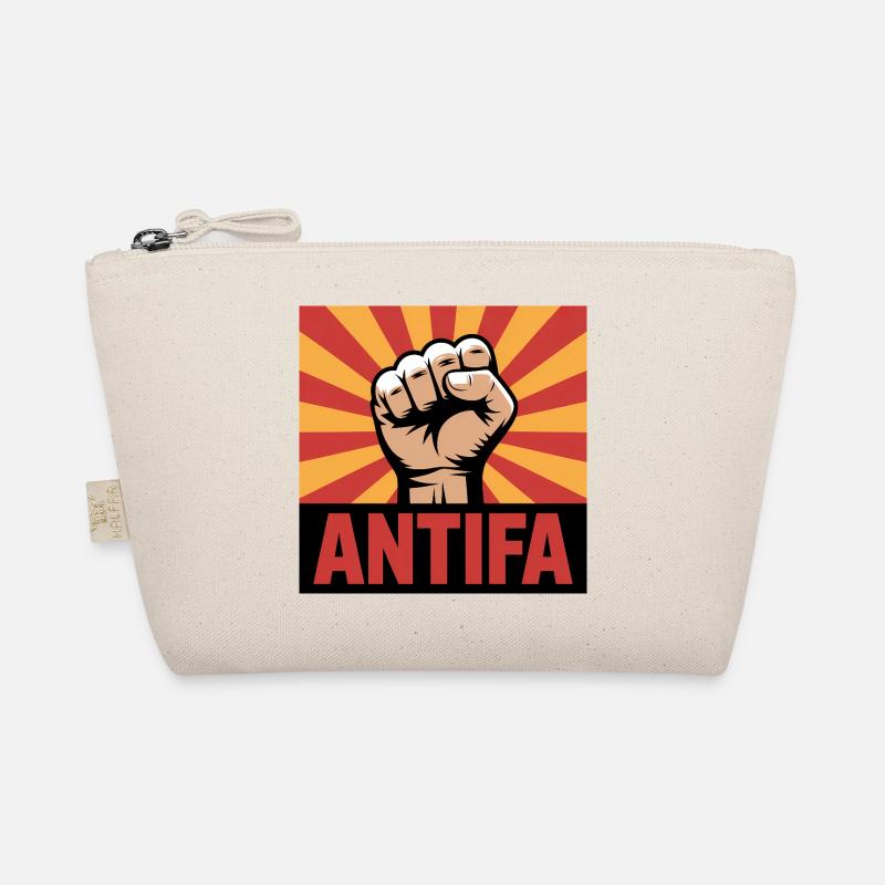 Antifa - Antifascist Merch Bio-Täschchen