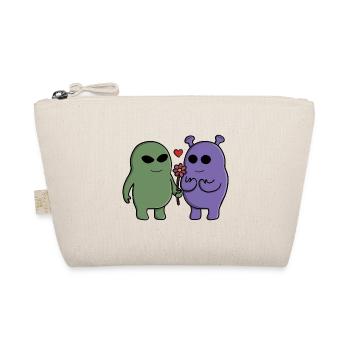 Couple extraterrestre intergalactique mignon - Trousse biologique - nature - Devant