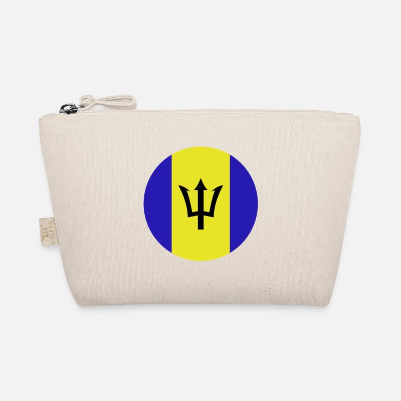Drapeau rond de la Barbade Trousse biologique