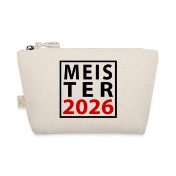 Meister 2026 Meisterschaft - Bio-Täschchen - Natur - Vorne
