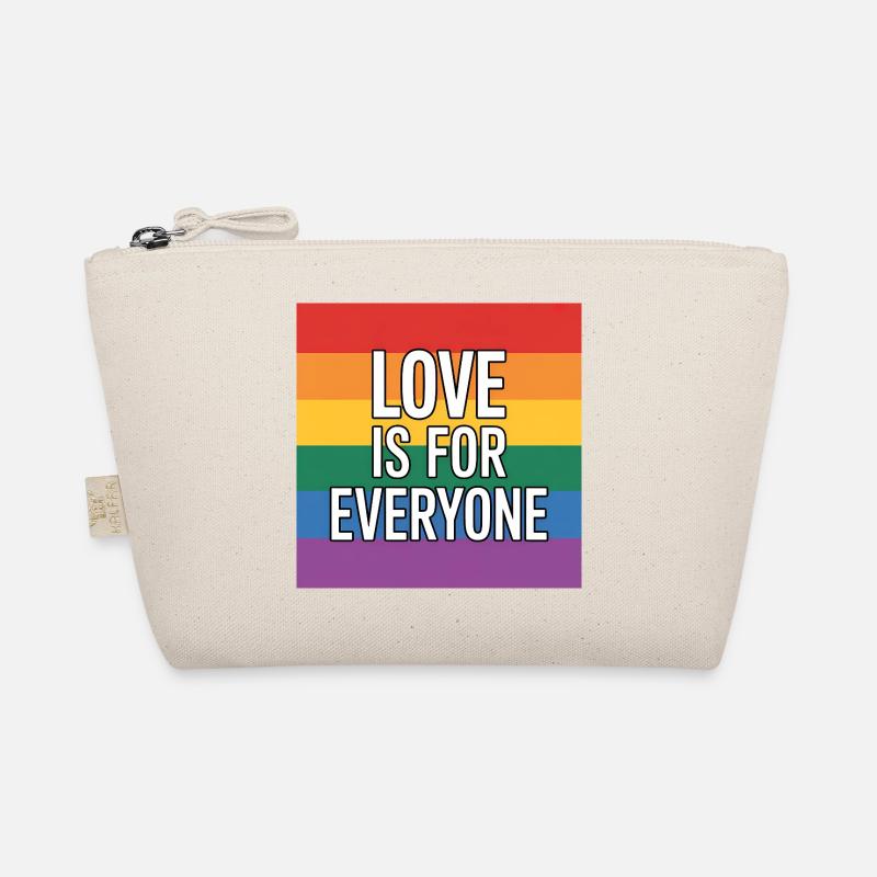 Love is for Everyone - Antifa Rainbow Tee Bio-Täschchen