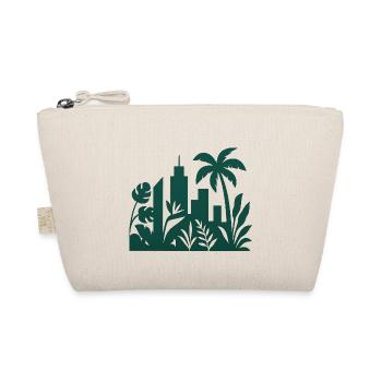 Jungle City Skyline Silhouette - Organic Pouch - nature - Front