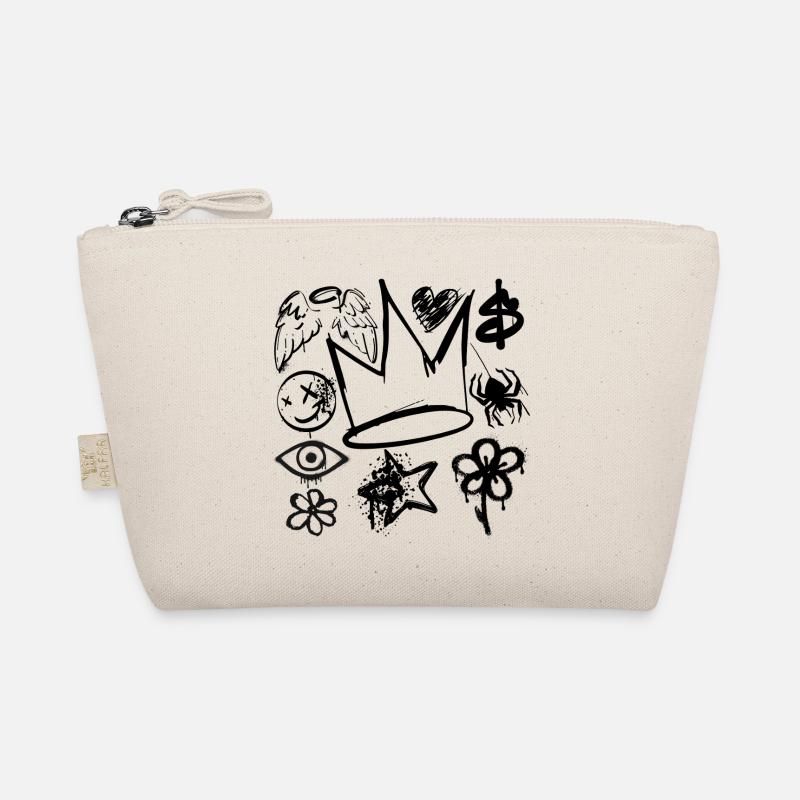Art Graph Pattern Organic Pouch