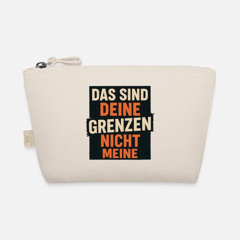 Das sind deine Grenzen nicht meine - Bio-Täschchen - Natur
