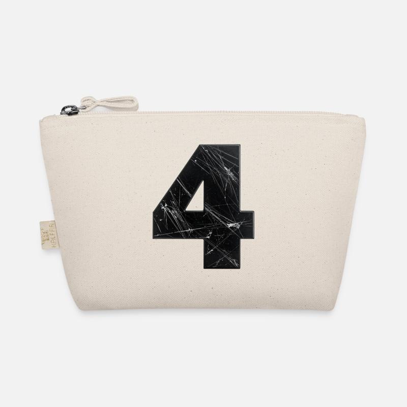 Quadruple grunge avec des rayures Trousse biologique