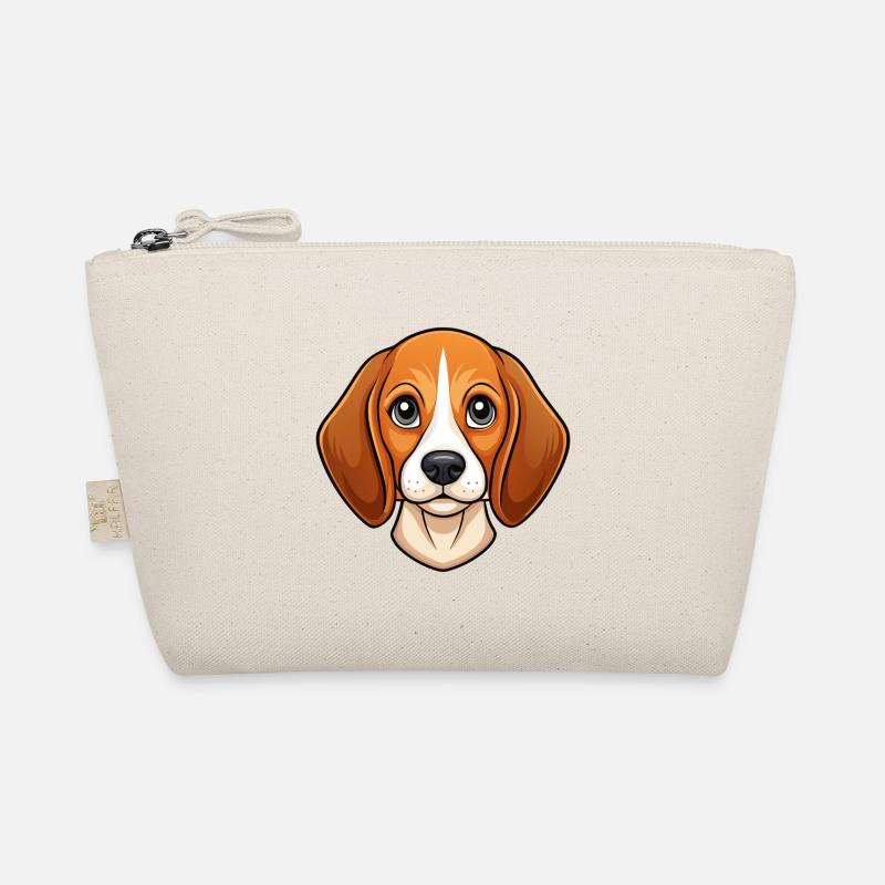 Beagle face Organic Pouch
