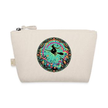 Wild Forest Magic Witches' Flight Psychedelic Motif - Organic Pouch - nature - Front