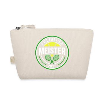 Tennis Meister 2026, Kreisliga Meister Shirt 2026 - Bio-Täschchen - Natur - Vorne