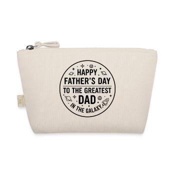 Best dad gift in the world for best dad - Organic Pouch - nature - Front