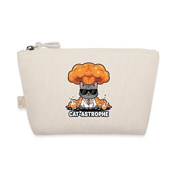 Cat Astrophe Labcoat - Organic Pouch - nature - Front