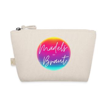 Les filles de la mariée ! Cercle néon cool personnalisable - Trousse biologique - nature - Devant