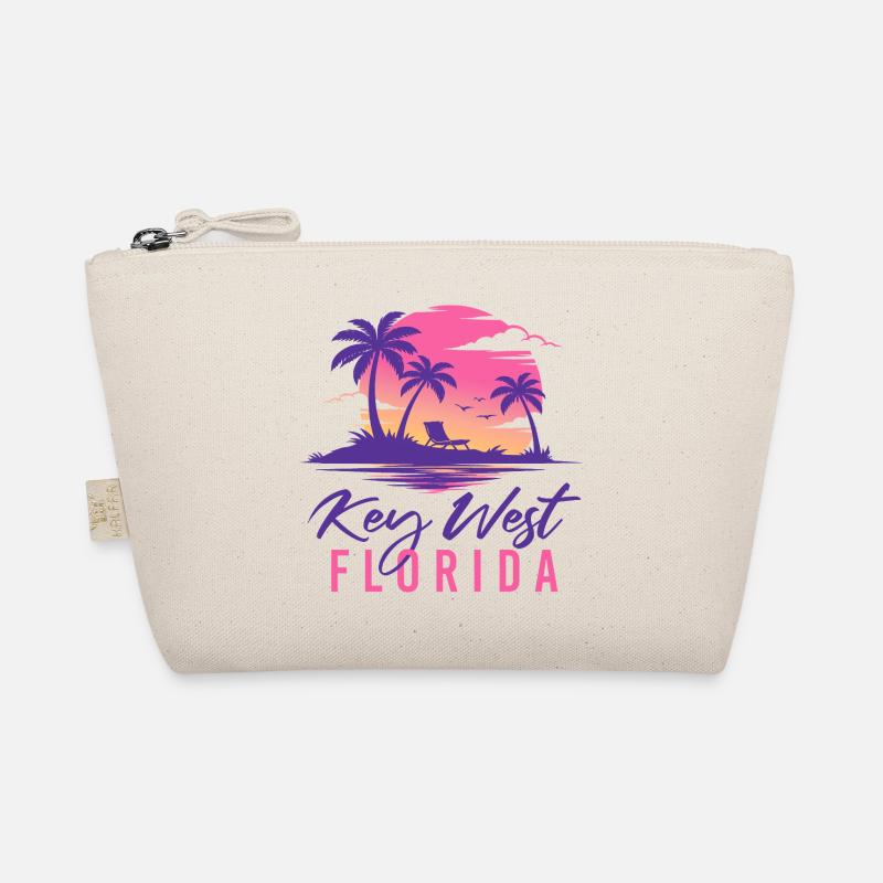 Key West Florida Spring Break Retro-Kreuzfahrt-Outfit Bio-Täschchen