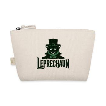 Leprechaun Grüner Kobold - Bio-Täschchen - Natur - Vorne