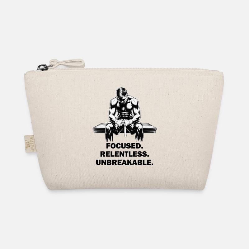 Focused Relentless Unbreakable MMA Fighter Bio-Täschchen