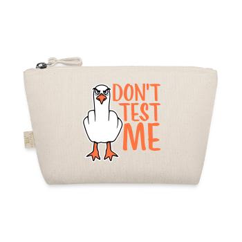 Ne me teste pas mouette oiseau coquine doigt d’honneur maléfique - Trousse biologique - nature - Devant