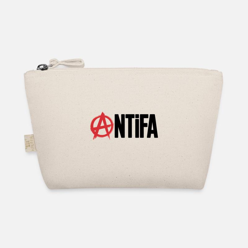 Anarchy Antifa - Antifascists Tee Organic Pouch