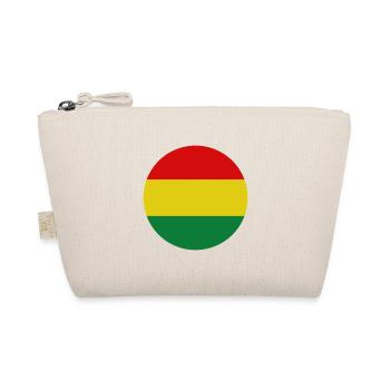 Drapeau rond bolivien - Trousse biologique - nature - Devant