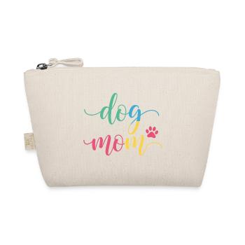 Dog Mom - Colorful Dog Mom Design - Organic Pouch - nature - Front