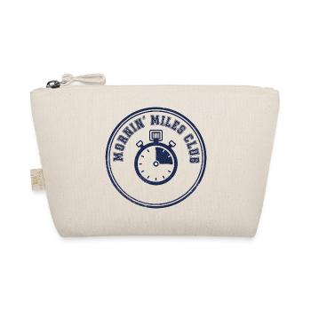 Mile Club Stoppuhr-Emblem - Bio-Täschchen - Natur - Vorne