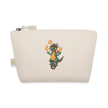 Fire-Blower on Unicycle - Organic Pouch - nature - Front