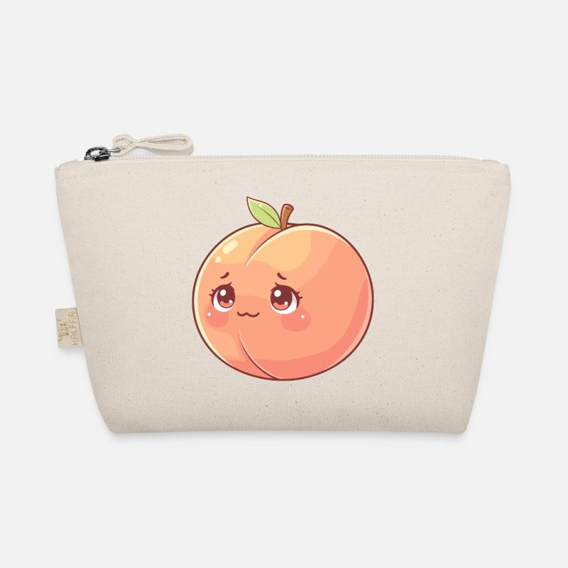 Kuschelpfirsich Kawaii Bio-Täschchen