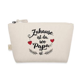 La maison, c’est là où est papa - Un doux design familial - Trousse biologique - nature - Devant