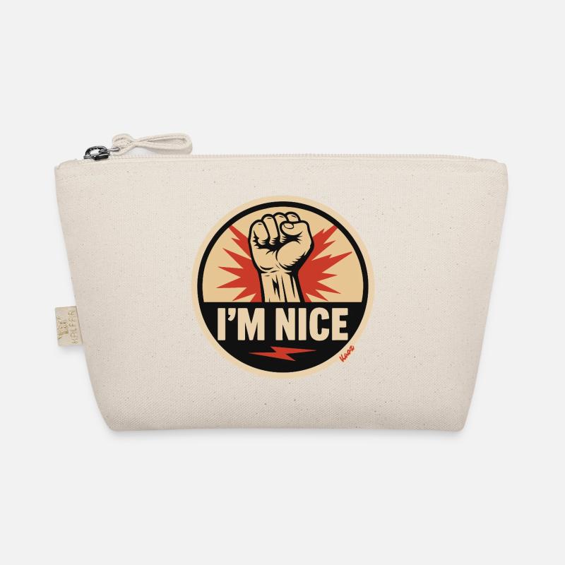 I’m Nice Fäuste-Statement Bio-Täschchen
