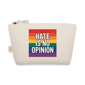La haine n’est pas une opinion - Antifa Merch - Trousse biologique - nature - Devant